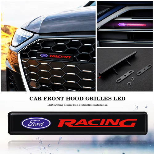 Ford racing led kühlergrill - led,