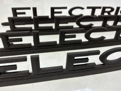 Elektrisches logo aufkleber - 3d, logo/aufkleber