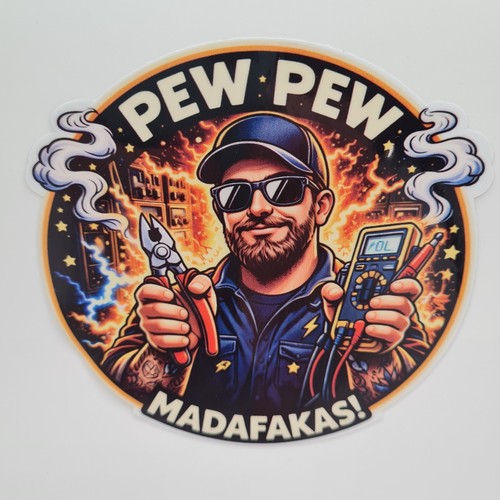 Pew madafakas - pew, aufkleber